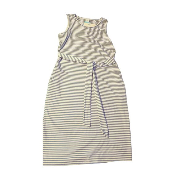 ⛵IFFEI Striped Sleeveless Belted Dress – Size S – NWT - Picture 2 of 4